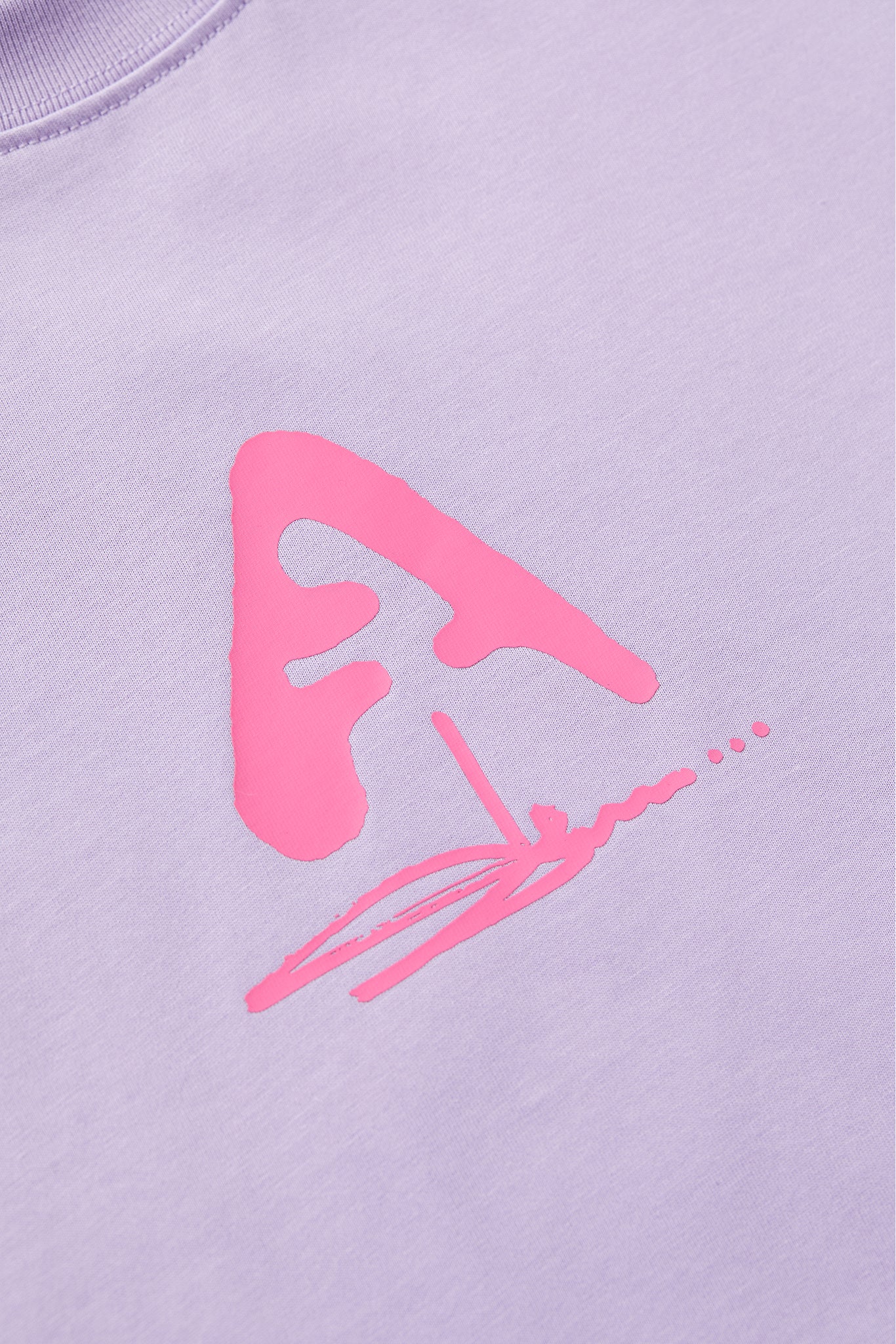 LOGO LOCK Lavender Tee - Image 3